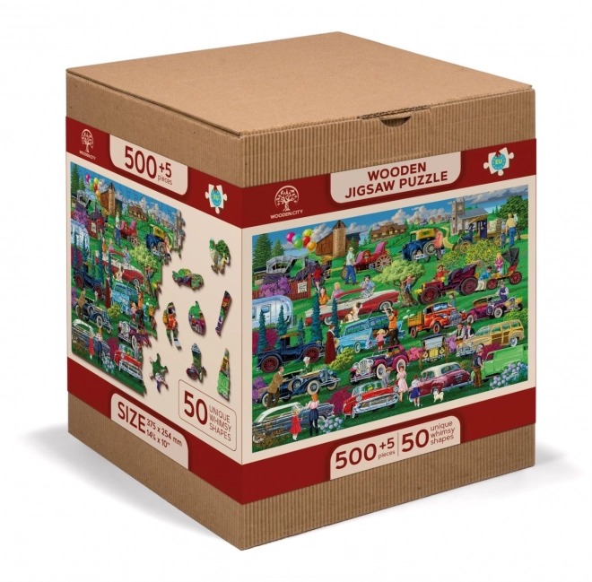 Houten puzzel WOODEN CITY Veteranen 2v1