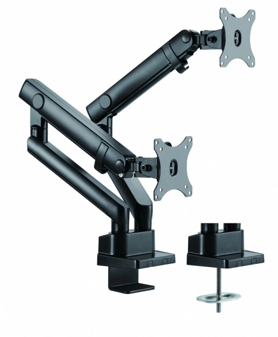 Dubbele monitorhouder tot 32" met veermechanisme