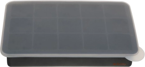 Afsluitend deksel tegen morsen en geurtjes