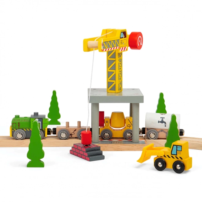Bigjigs Rail Grote Gele Kraan
