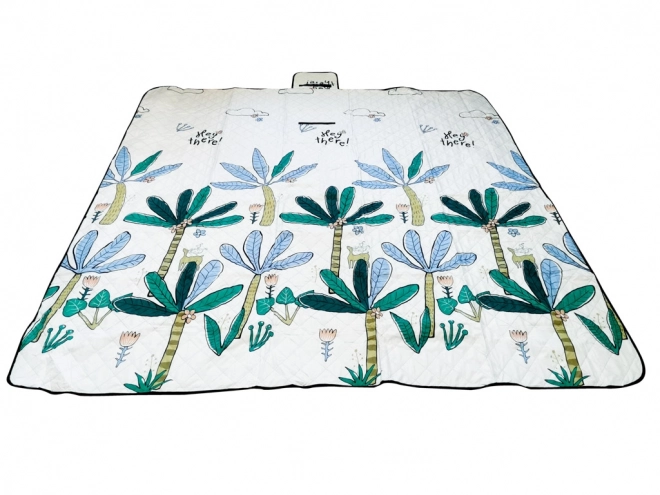 Strandmat picknickdeken camping palmen 200x200