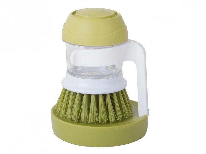 Vloeistofdispenser voor keukensponzen om te schrobben en af te wassen met staander