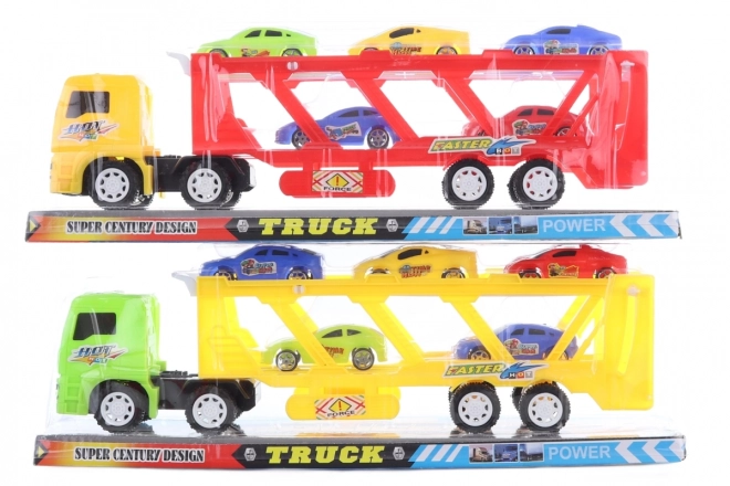 Transporter met auto's