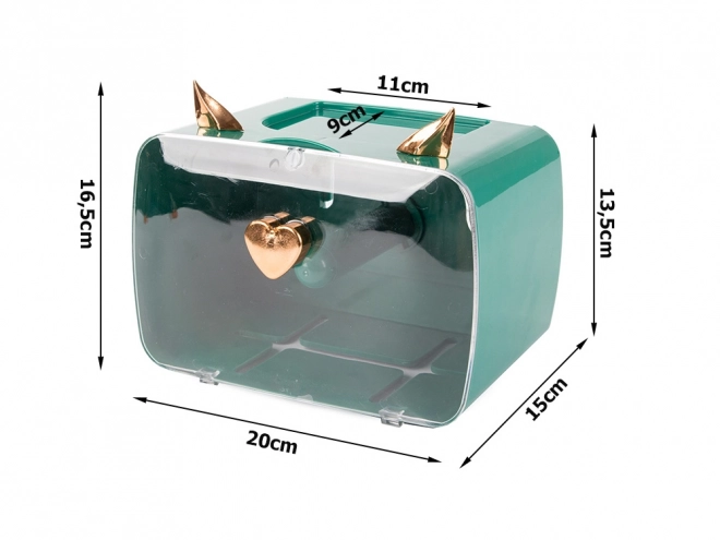 Organizer voor toiletpapier met telefoonhouder