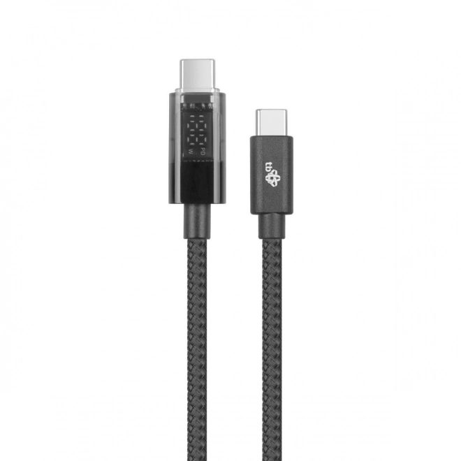 USB-C naar USB-C kabel met LED-indicator voor oplaadvermogen (1 m, 100 W)