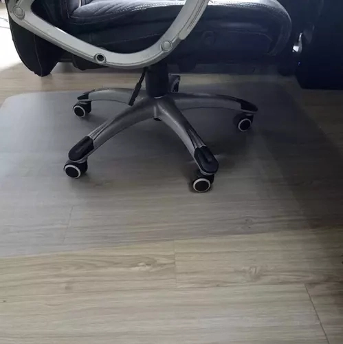 Beschermende stoelmat 90x130cm - melkachtig