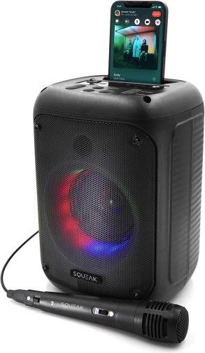 Draagbare bluetooth-luidspreker met karaoke SQUEAK