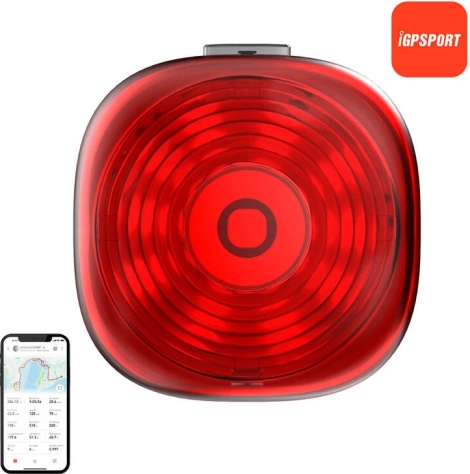 Slim achterlicht voor fiets iGPSPORT TL30