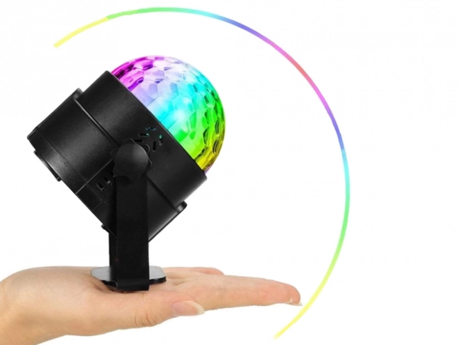 LED disco projector met RGB lichteffecten