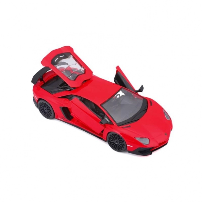 Metalen model Bburago Lamborghini Aventador rood 1:24