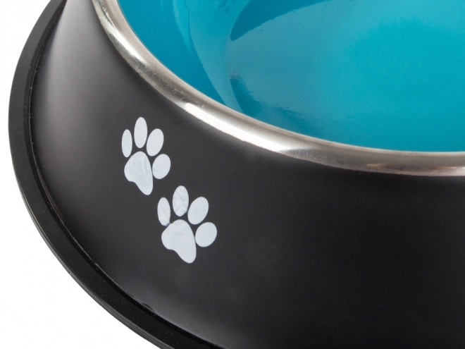 Antislip kom voor honden van roestvrij staal 1l