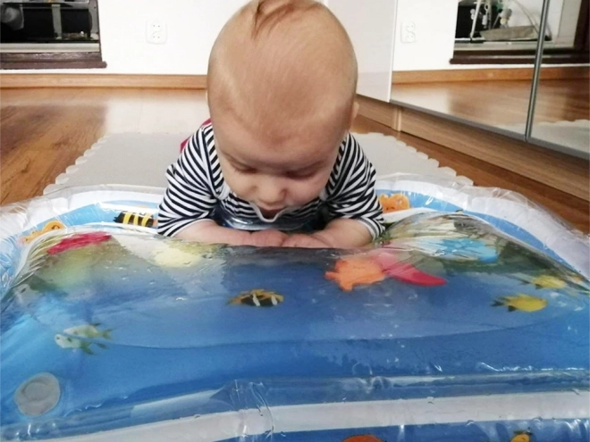 Opblaasbare sensorische watermat voor peuters