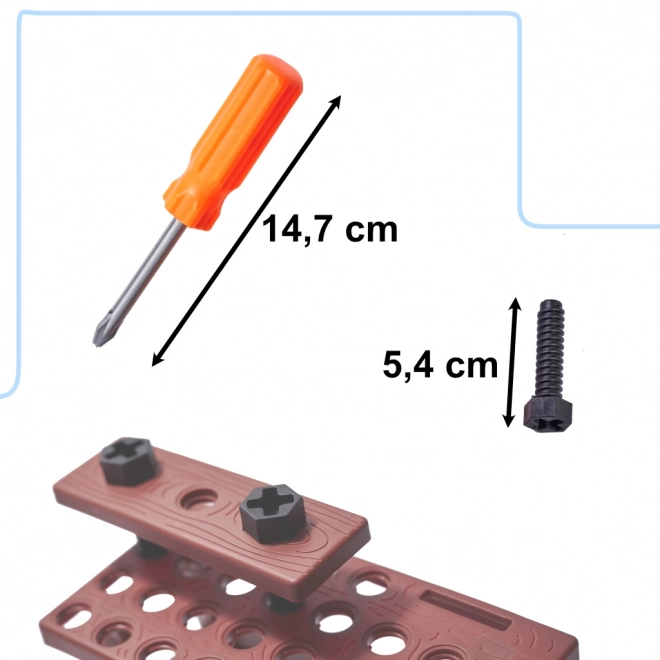 Knutselwerkplaats met gereedschap 48 stuks
