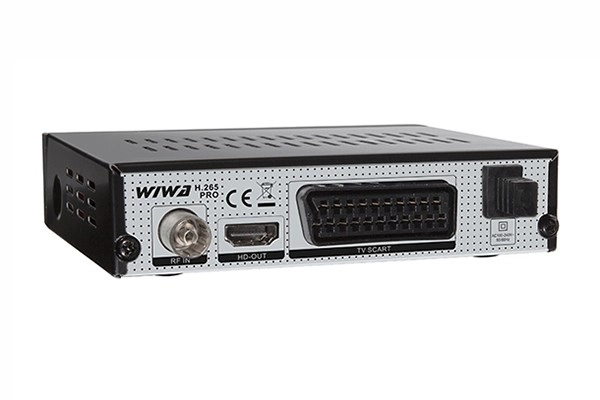 Moderne tuner WIWA met technologie H.265 PRO
