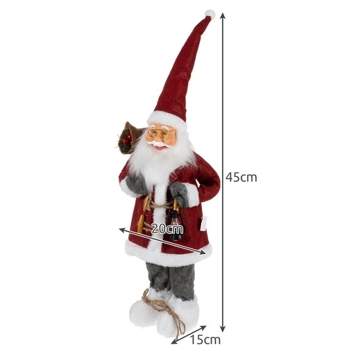 Kerstfiguur Santa Claus 45cm Ruhhy 22352