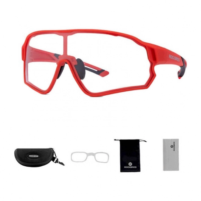 Gepolariseerde fietsbril Rockbros 10135R (rood)