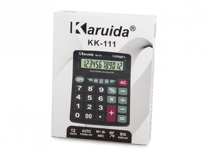 Kantoorbureaucalculator met grote cijfers