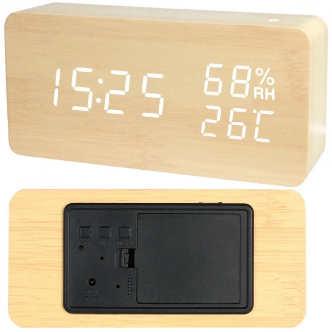 Moderne elektronische wekker met USB