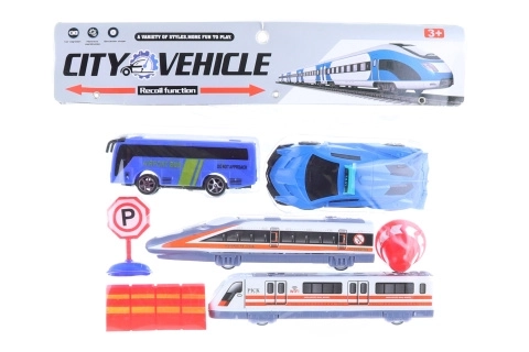 Set van vervoersmiddelen