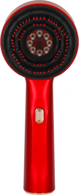 Hoofdmassagerborstel met USB en infraroodlicht