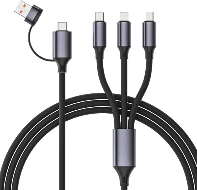 Universele oplaadkabel 4-in-1 usb 1,5 m
