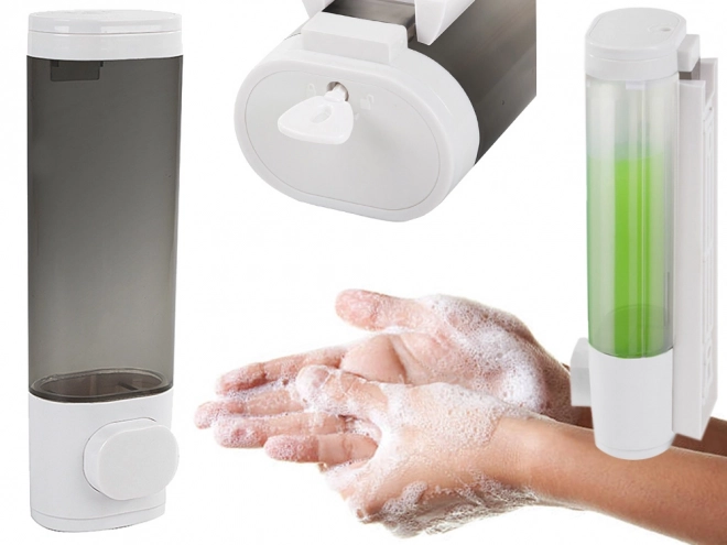 Wandgemonteerde zeep- en shampoedispenser 300 ml