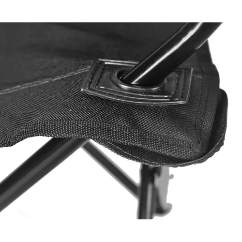 Vouwstoel / fauteuil voor vissen / kamperen - zwart