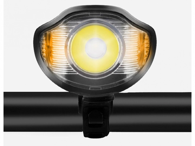 Multifunctionele fietslamp 3-in-1 met LED, kilometerteller en claxon