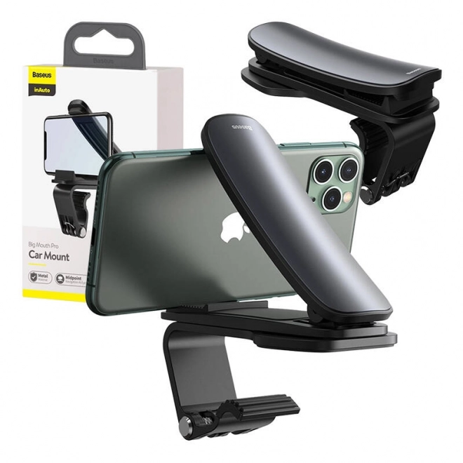 Auto houder Baseus Big Mouth Pro zwart