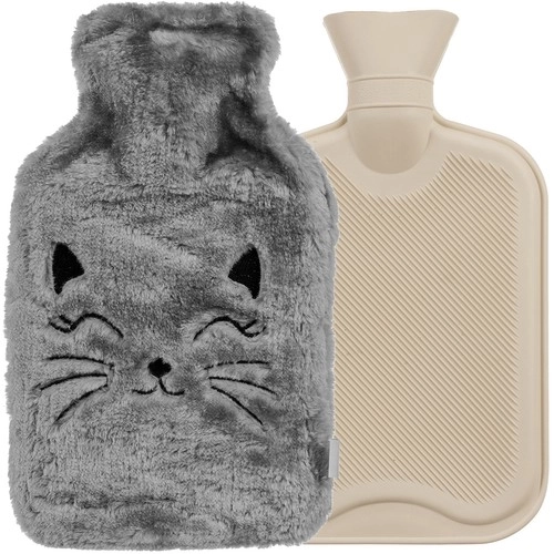 Rubberen kruik met hoes 1800ml Ruhhy 24535