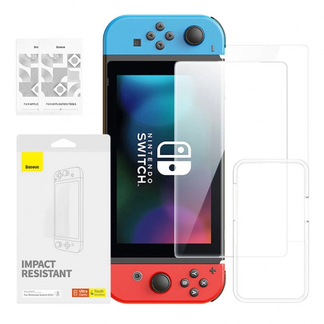 Gehard glas Baseus Screen Protector voor Nintendo Switch 2019
