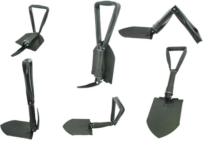 3-in-1: schep, hak en zaag