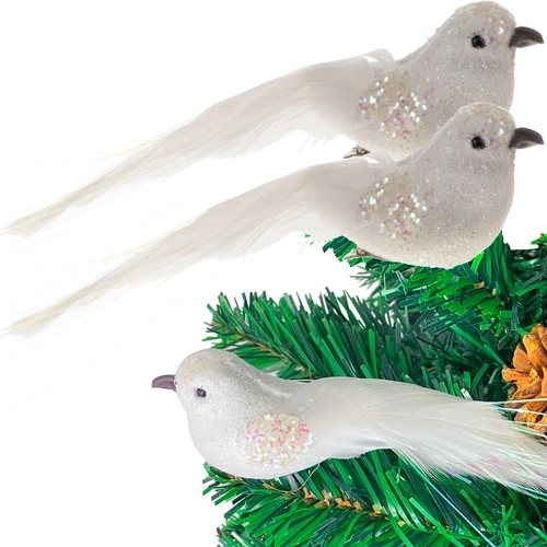 Kerstboomversieringen - vogeltjes 2 stuks. Ruhhy 22338