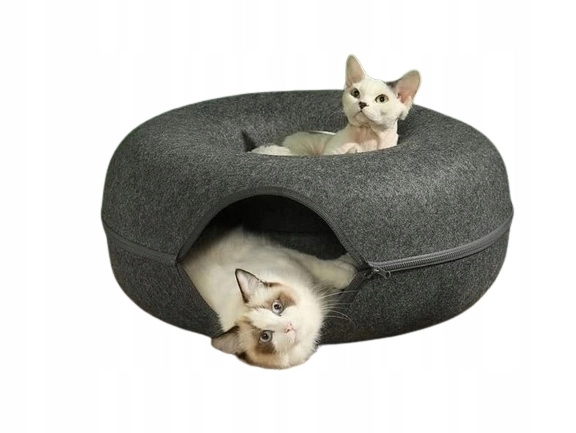 GPT XXL tunnelbed voor honden en katten 50 cm grafiet
