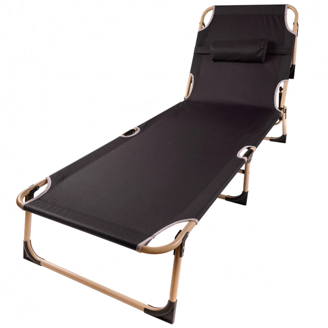 Opvouwbaar campingbed Canada 193 cm donkergrijs