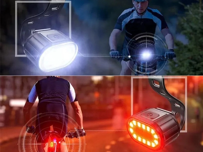 Oplaadbare LED-fietslampen met USB