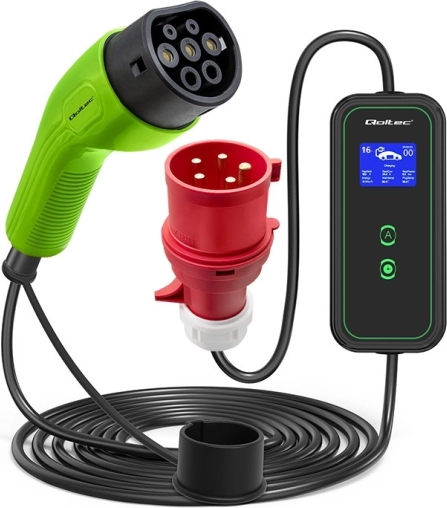 Qoltec mobiele lader voor elektrische voertuigen