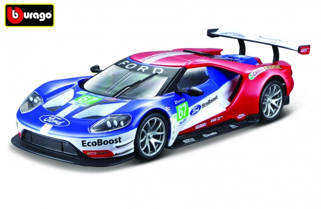 Metalen modelauto Ford GT 2017 LeMans