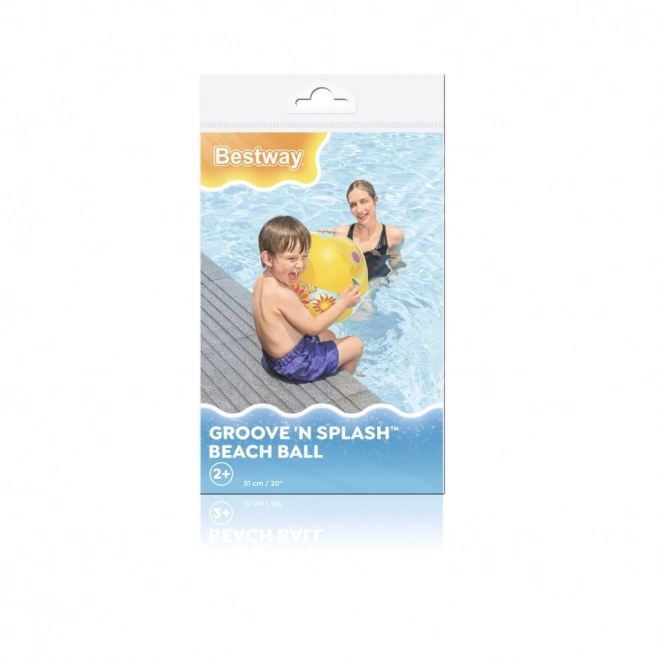Kleurrijke opblaasbare strandbal Bestway Groove 'n Splash 51 cm fruit