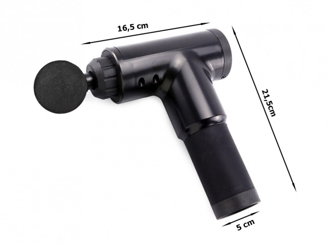 Draadloze massagepistool met 4 koppen