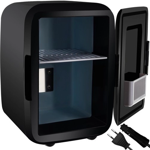Ruhhy Draagbare Zwarte Mini - Koelkast 4L 12V/220V