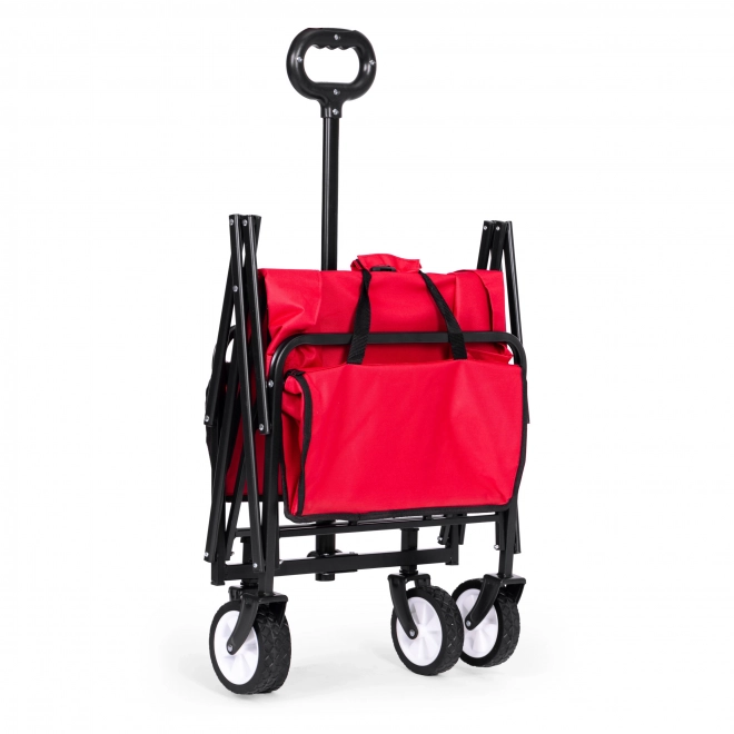 Opvouwbare tuinwagen rood 48x90 cm MultiGarden