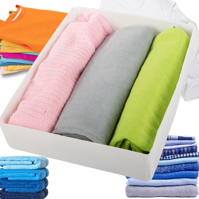 Witte universele organizer voor kledinglade