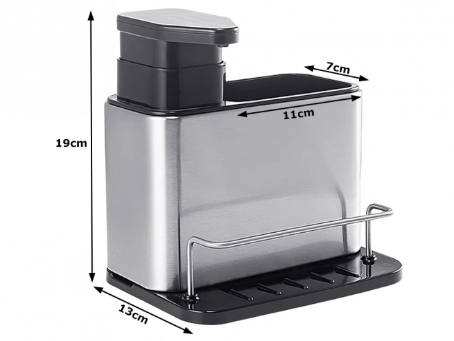 Keuken zeepdispenser en sponsorganizer