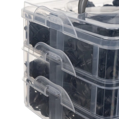 Universele set autoklemmen en clips met gereedschappen