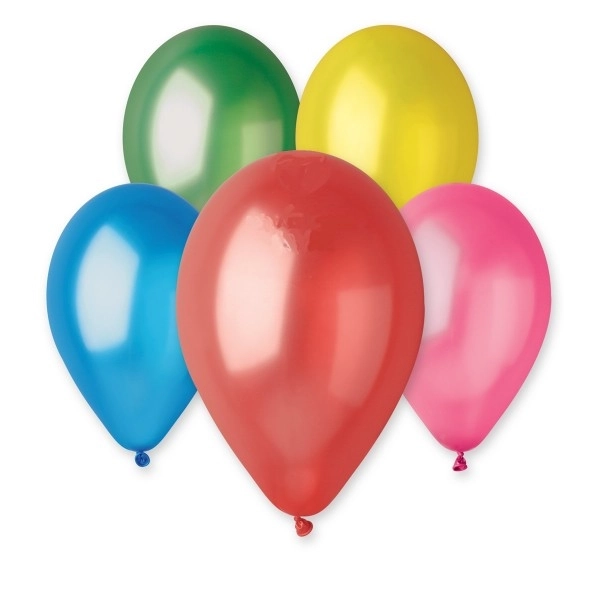 Metalen opblaasbare ballonnen - 10 stuks