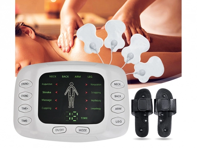 Elektrostimulator voor spieren en zenuwen MASSAGEKLEM