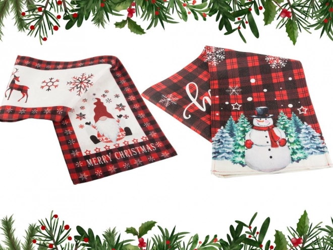 Kerst decoratieve tafelloper