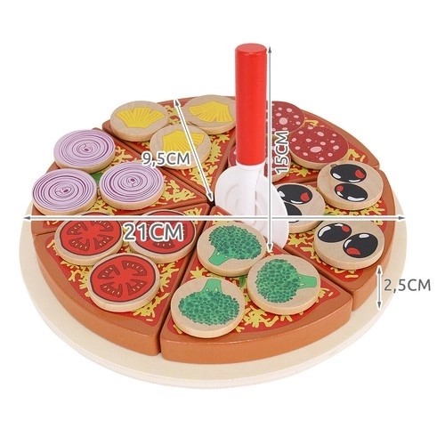 Houten pizza - set 22471