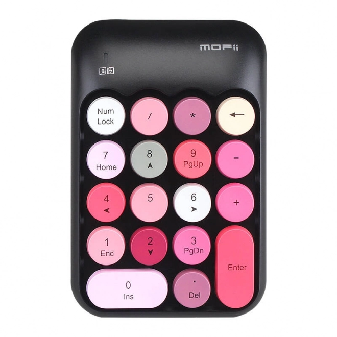 Draadloos numeriek toetsenblok MOFII X910 zwart-rood